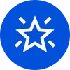 Shining star icon